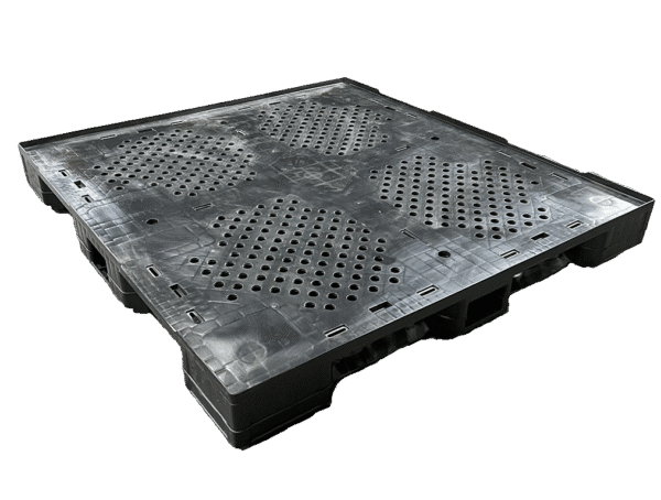 New Monoflo 45" x 48" x 6" All Black Stackable Pallet