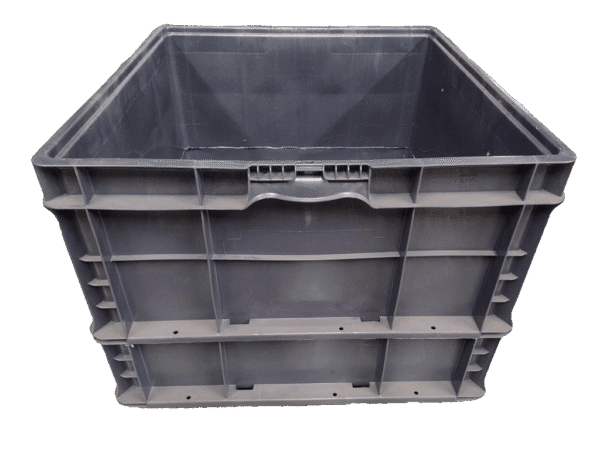 Used BCD  24" x 22" x 16" Gray Cut/Weld Hand Tote Reinforced Bottom - Image 5