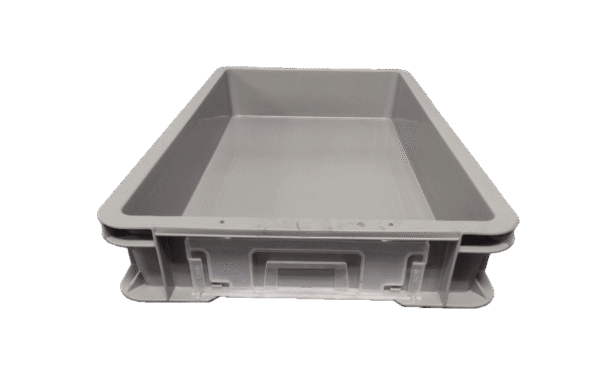 Used BCD  24" x 14.5" x 3.75" Gray Hand Tote Reinforced Bottom - Image 4