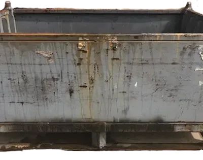Used BCD 48" x 31" x 22" Steel Tub No Drop Doors