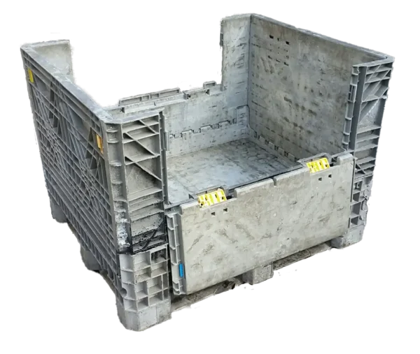 Reconditioned BCD 40" x 48" x 34" Mixed Color Bulk Container - Image 3