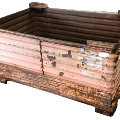 Used BCD 62" x 42.5" x 31.5" Steel Tub Drop Bottom - 1 Drop Door