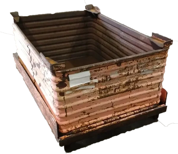 Used BCD 62" x 42.5" x 31.5" Steel Tub Drop Bottom - 1 Drop Door - Image 2