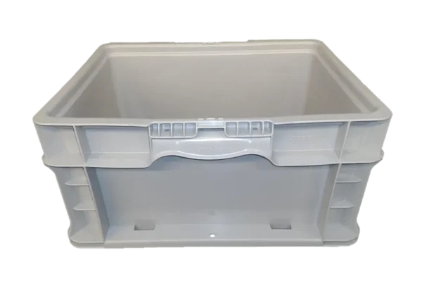 New Orbis 15" x 12" x 7" Gray Hand Tote Smooth Bottom - Image 3