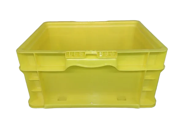 New Orbis 15" x 12" x 7" Yellow Hand Tote Smooth Bottom - Image 3