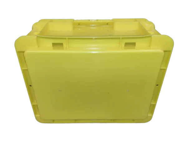 New Orbis 15" x 12" x 7" Yellow Hand Tote Smooth Bottom - Image 2