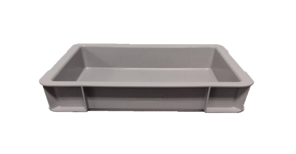 Used BCD  11" x 17" x 3" Gray Hand Tote Reinforced Bottom - Image 3