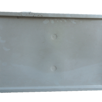 Used BCD  24" x 15" x 1" Gray Hand Tote Lid
