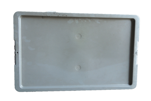 Used BCD  24" x 15" x 1" Gray Hand Tote Lid