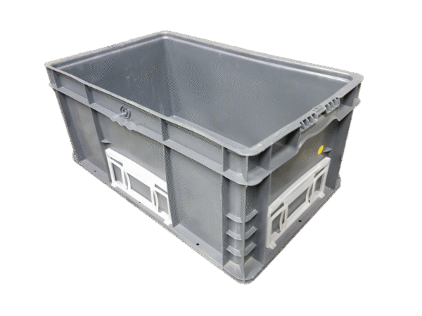Used BCD  24" x 15" x 11" Gray Hand Tote Reinforced Bottom