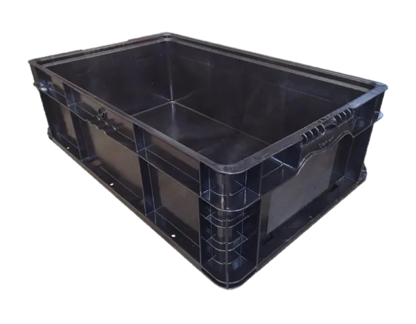 New Orbis  24" x 15" x 7" Black Hand Tote Smooth Bottom