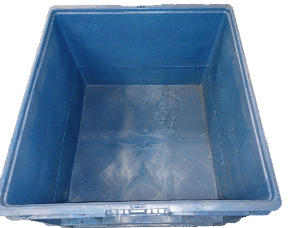 Used BCD  24" x 22" x 16" Blue Cut/Weld Hand Tote Reinforced Bottom - Image 2