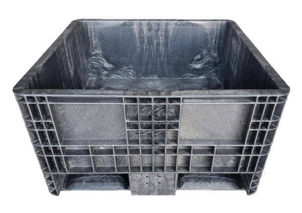 New Orbis 30" x 32" x 18" All Black Fixed Wall Bulk Container - Image 3