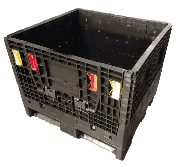 New Monoflo 30" x 32" x 25" All Black Bulk Container