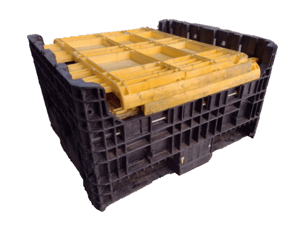 Reconditioned BCD 30" x 32" x 39" Mixed Color Bulk Container - Image 3