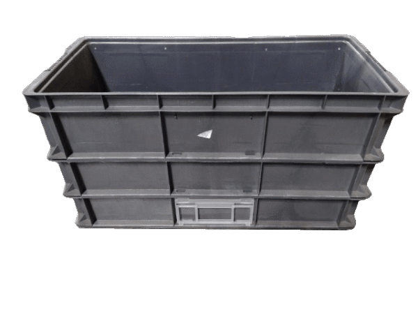 Used BCD  32" x 15" x 16" Gray Cut/Weld Hand Tote Smooth Bottom - Image 2