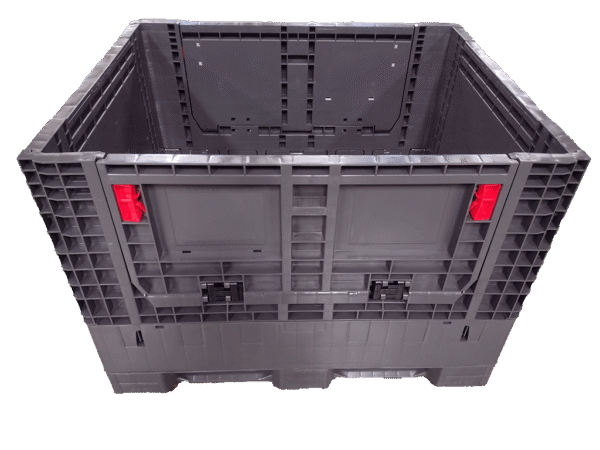 New Monoflo 40" x 48" x 34" All Gray Bulk Container - Image 4