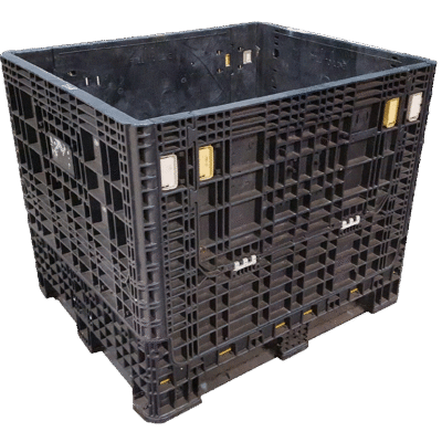 Reconditioned BCD 40" x 48" x 39" Mixed Color Bulk Container