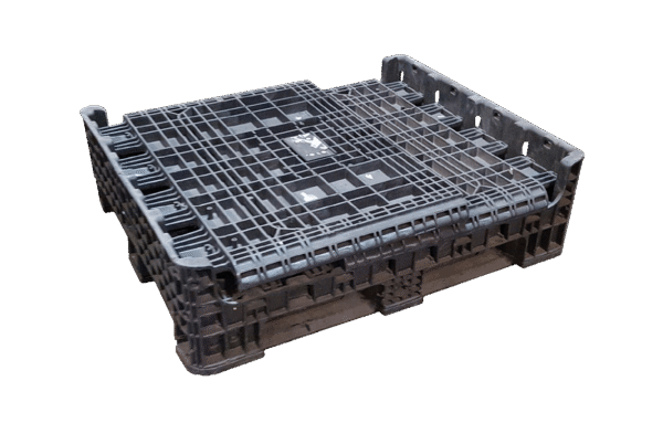 Reconditioned BCD 40" x 48" x 39" Mixed Color Bulk Container - Image 2