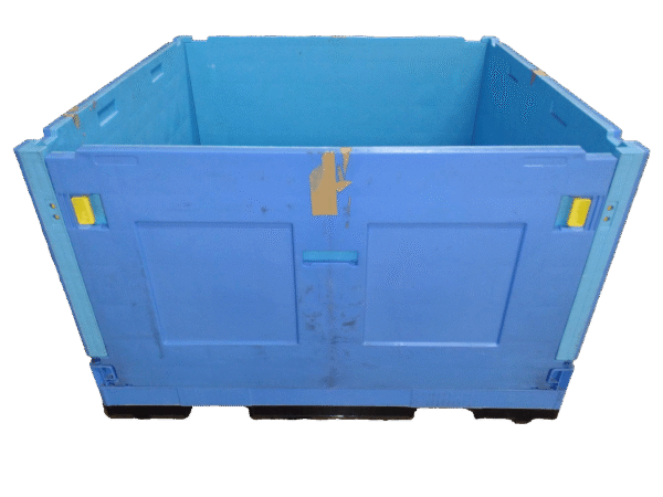 Reconditioned BCD 44.5" x 46.5" x 30" All Blue Collapsible Container - Image 2