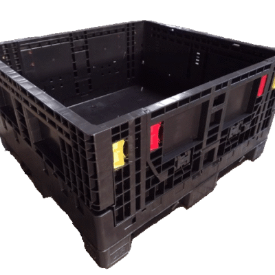 New Monoflo 45" x 48" x 25" All Black Bulk Container