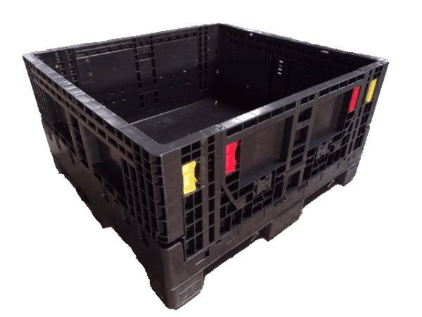 New Monoflo 45" x 48" x 25" All Black Bulk Container