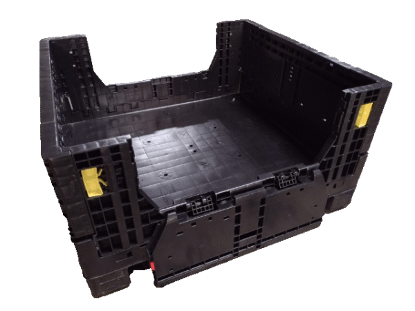 New Monoflo 45" x 48" x 25" All Black Bulk Container - Image 3