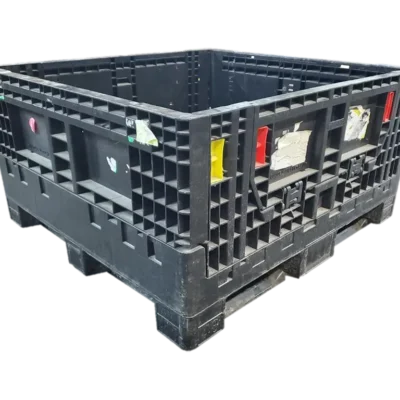 Reconditioned BCD 45" x 48" x 25" All Black All Good Runner Bulk Container