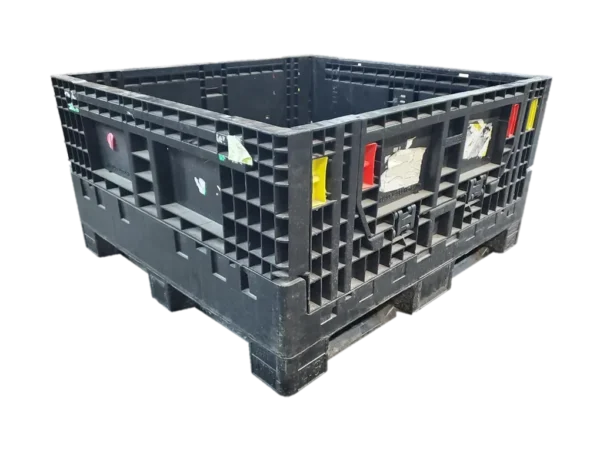 Reconditioned BCD 45" x 48" x 25" All Black All Good Runner Bulk Container