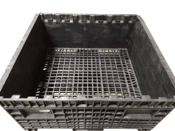 Reconditioned BCD 45" x 48" x 25" All Black Fixed Wall Bulk Container - Image 2