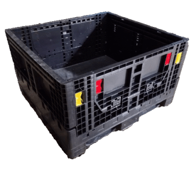 New Monoflo 45" x 48" x 27" All Black Bulk Container