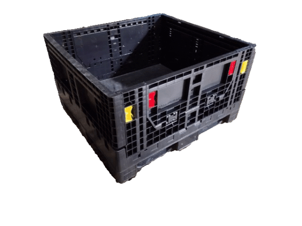 New Monoflo 45" x 48" x 27" All Black Bulk Container