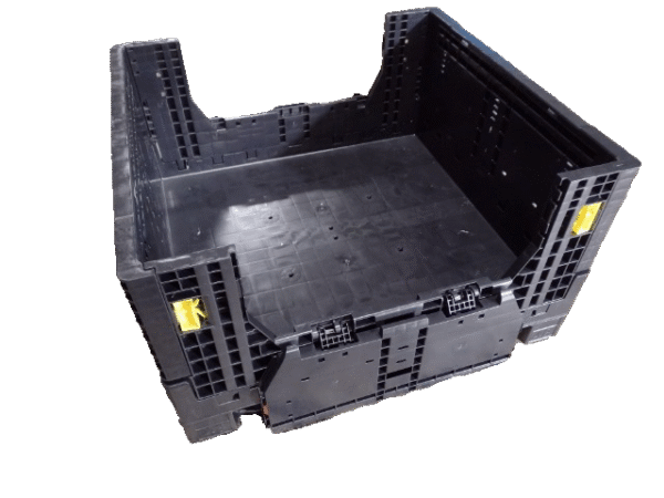 New Monoflo 45" x 48" x 27" All Black Bulk Container - Image 3