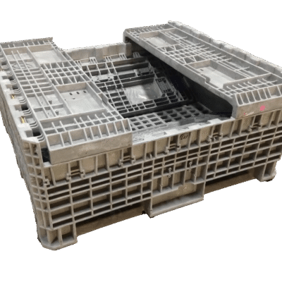 Reconditioned BCD 45" x 48" x 33" Mixed Color Storage Bottom Bulk Container