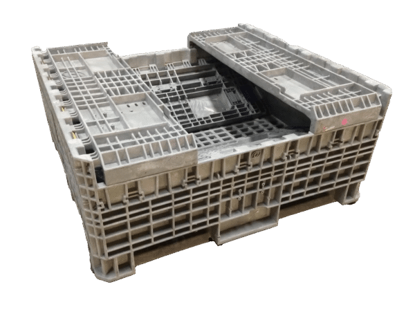 Reconditioned BCD 45" x 48" x 33" Mixed Color Storage Bottom Bulk Container