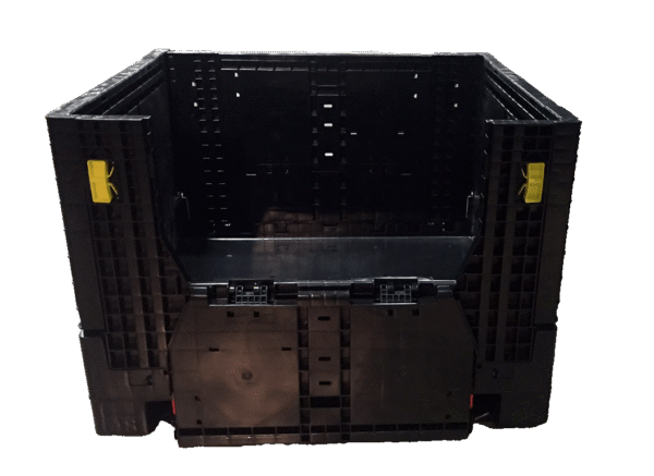 New Monoflo 45" x 48" x 34" All Black Bulk Container - Image 2
