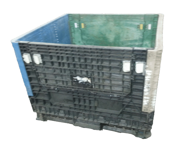 Reconditioned BCD 45" x 48" x 34" Mixed Color Bulk Container