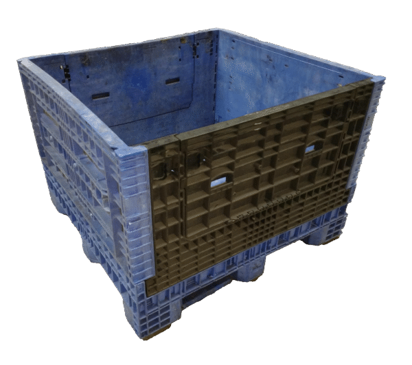 Reconditioned BCD 45" x 48" x 34" Mixed Color Bulk Container - Image 4