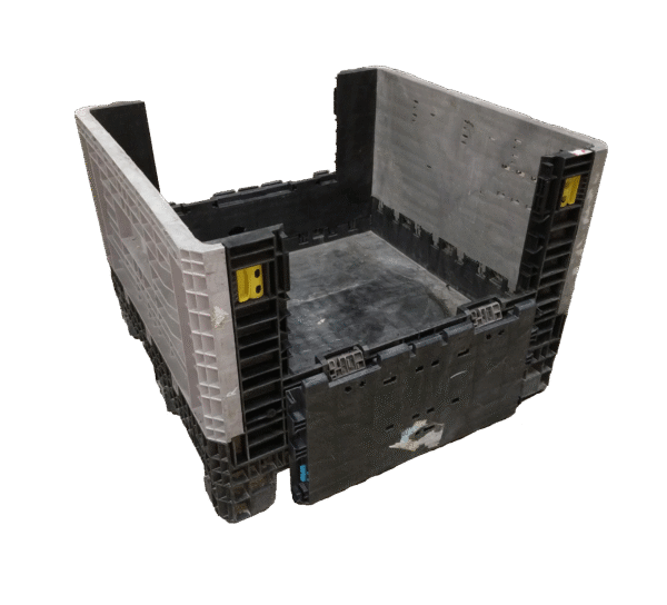 Reconditioned BCD 45" x 48" x 34" Mixed Color Bulk Container - Image 8