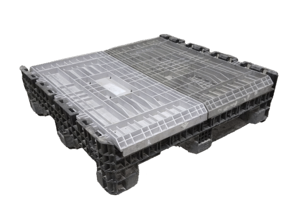 Reconditioned BCD 45" x 48" x 34" Mixed Color Bulk Container - Image 9