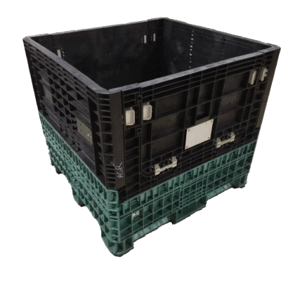 Reconditioned BCD 45" x 48" x 42" Mixed Color Bulk Container