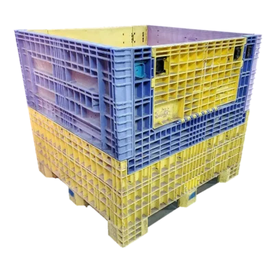 Reconditioned BCD 45" x 48" x 44" Mixed Color Bulk Container
