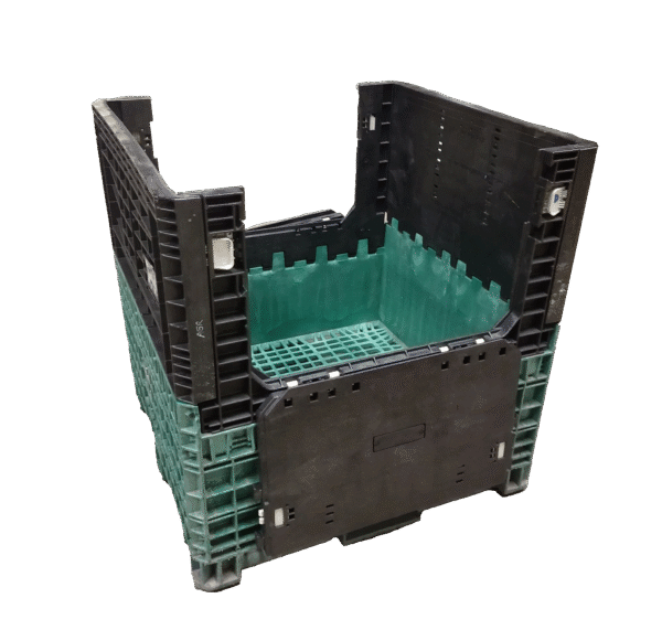 Reconditioned BCD 45" x 48" x 48" Mixed Color Bulk Container - Image 2
