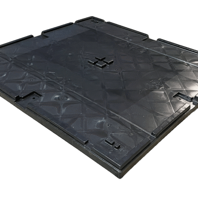 New Monoflo 45" x 48" x 3" All Black Journey Style Lid
