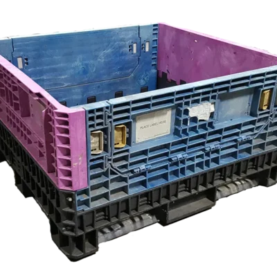 Reconditioned BCD 45" x 48" x 25" Mixed Color Bulk Container