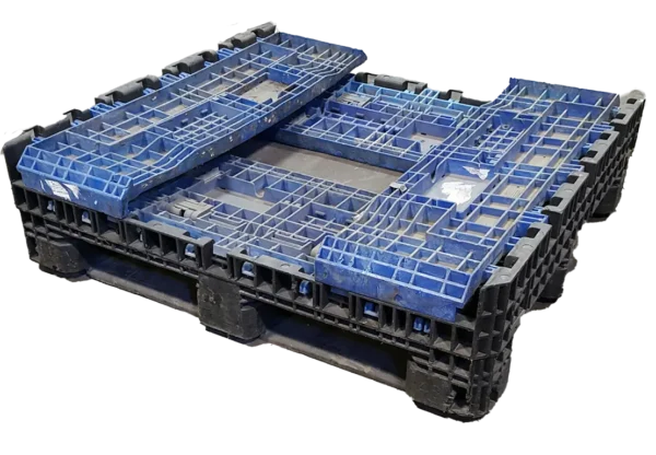 Reconditioned BCD 45" x 48" x 25" Mixed Color All Good Runner Bulk Container - Image 5