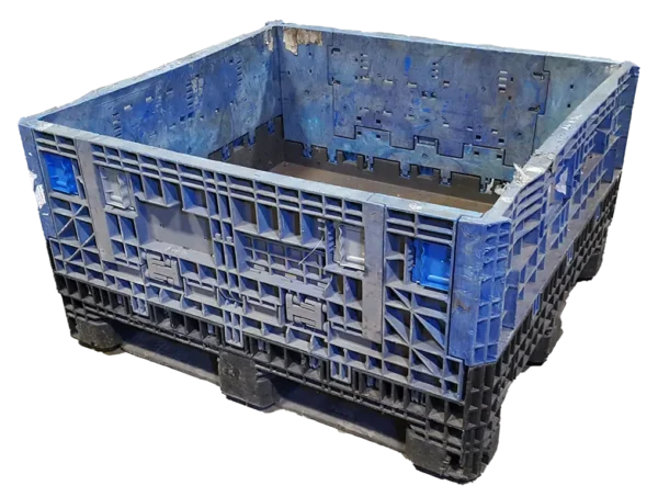 Reconditioned BCD 45" x 48" x 25" Mixed Color All Good Runner Bulk Container