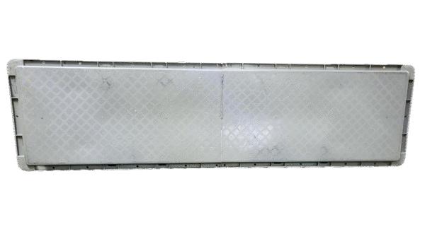 Used BCD  55" x 15" x 7" Gray Cut/Weld Hand Tote Smooth Bottom - Image 2