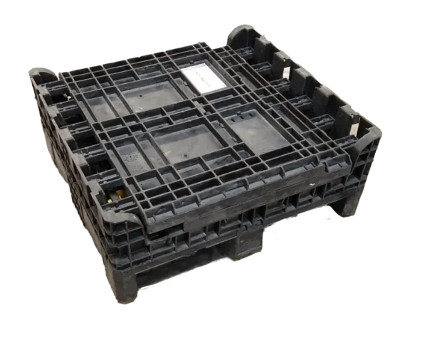 Reconditioned BCD 30" x 32" x 34" All Black Bulk Container - Image 3
