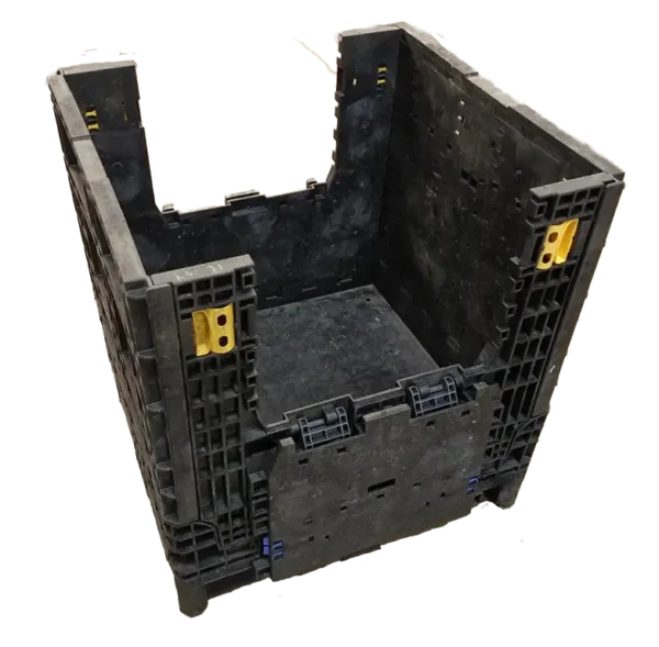 Reconditioned BCD 30" x 32" x 34" All Black Bulk Container - Image 4